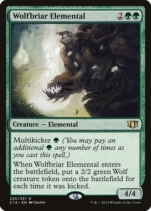 Wolfbriar Elemental [Commander 2014], MTG Single - Gamers Grove