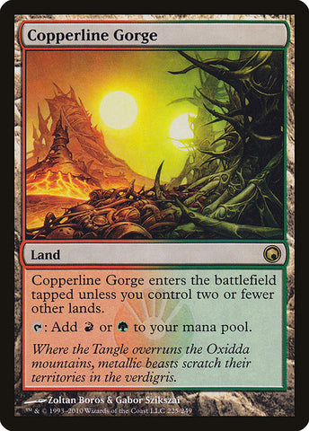 Copperline Gorge [Scars of Mirrodin], MTG Single - Gamers Grove
