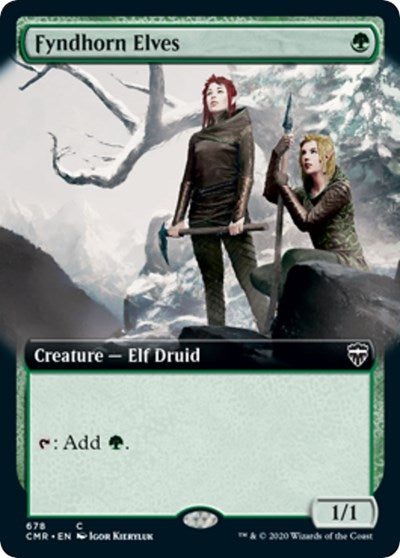 Fyndhorn Elves (Extended Art) [Commander Legends]