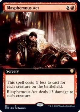 Blasphemous Act (Extended Art) [Commander Legends]