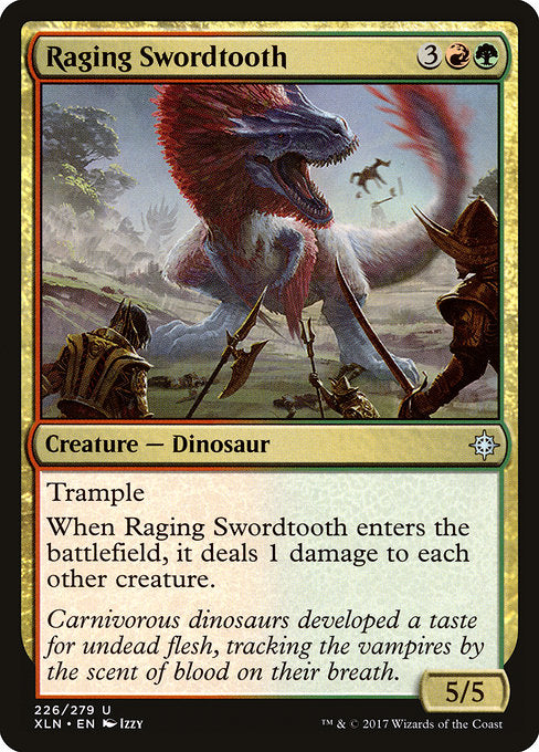 Raging Swordtooth [Ixalan], MTG Single - Gamers Grove
