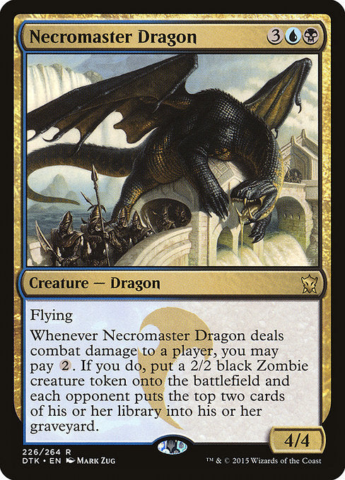 Necromaster Dragon [Dragons of Tarkir], MTG Single - Gamers Grove