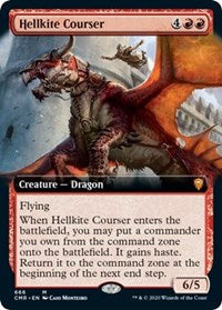 Hellkite Courser (Extended Art) [Commander Legends]