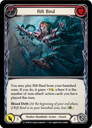 Rift Bind (Red) (Rainbow Foil) [U-MON174-RF] Unlimited Edition Rainbow Foil