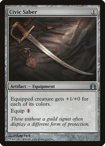 Civic Saber [Return to Ravnica], MTG Single - Gamers Grove