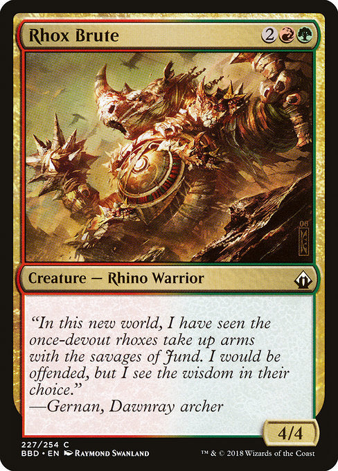 Rhox Brute [Battlebond], MTG Single - Gamers Grove