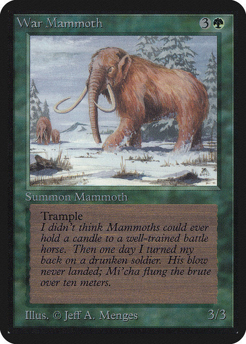 War Mammoth [Limited Edition Alpha]