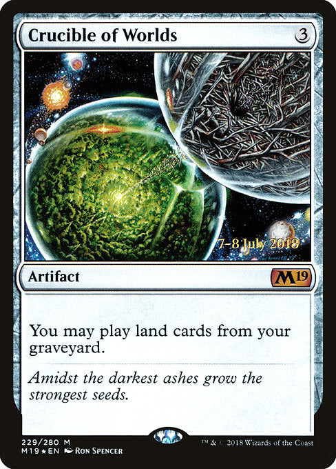 Crucible of Worlds [Core Set 2019 Promos], MTG Single - Gamers Grove