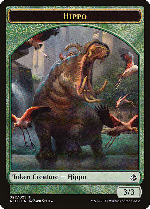 Hippo [Amonkhet Tokens], MTG Single - Gamers Grove