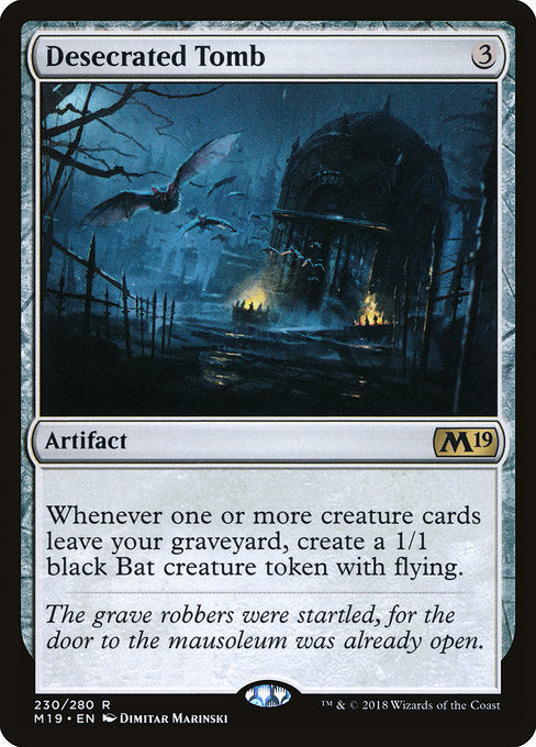 Desecrated Tomb [Core Set 2019], MTG Single - Gamers Grove