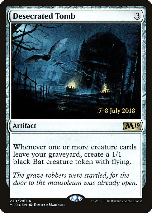 Desecrated Tomb [Core Set 2019 Promos], MTG Single - Gamers Grove