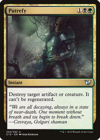 Putrefy [Commander 2015], MTG Single - Gamers Grove