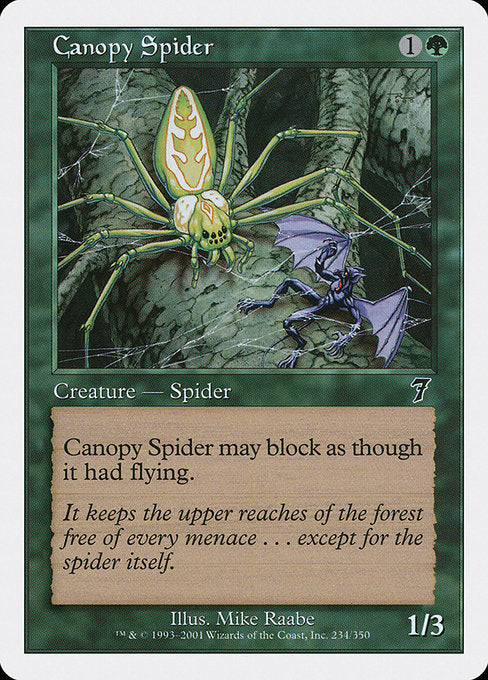 Canopy Spider [Seventh Edition], MTG Single - Gamers Grove