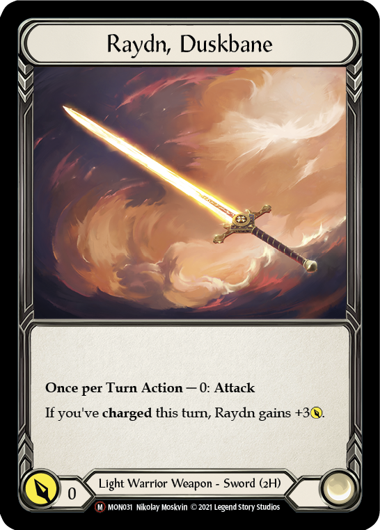 Raydn, Duskbane (Rainbow Foil) [U-MON031-RF] Unlimited Edition Rainbow Foil