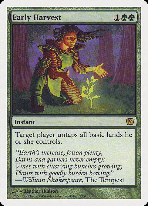 Early Harvest [Ninth Edition], MTG Single - Gamers Grove