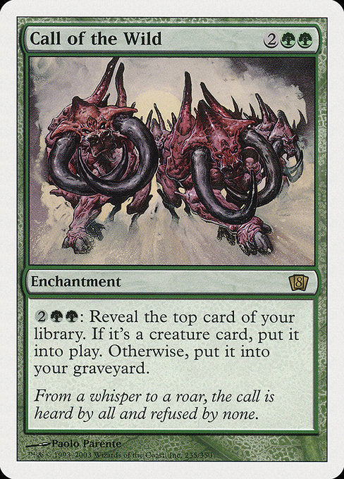 Call of the Wild [Eighth Edition], MTG Single - Gamers Grove
