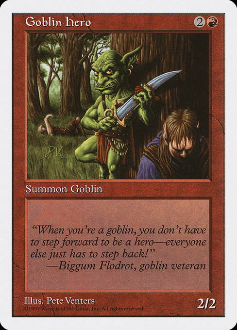 Goblin Hero [Fifth Edition], MTG Single - Gamers Grove