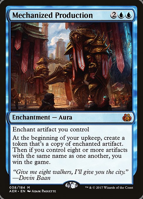 Mechanized Production [Aether Revolt], MTG Single - Gamers Grove