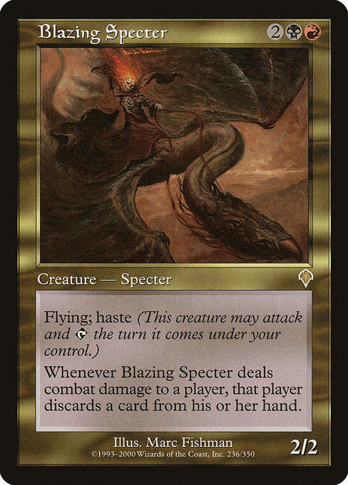 Blazing Specter [Invasion], MTG Single - Gamers Grove