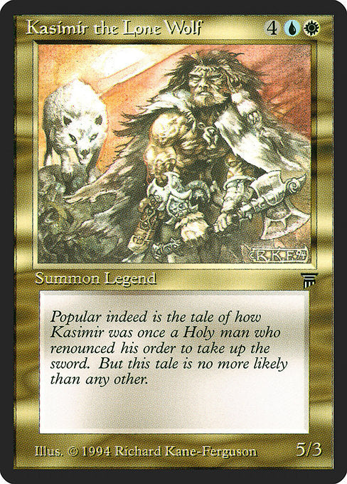 Kasimir the Lone Wolf [Legends], MTG Single - Gamers Grove
