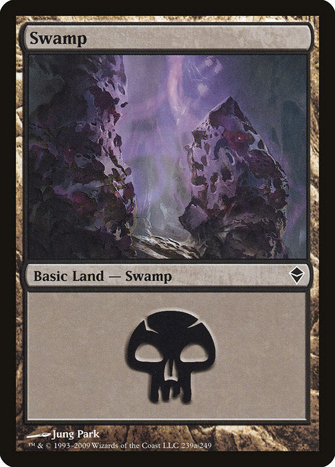 Swamp [Zendikar], MTG Single - Gamers Grove