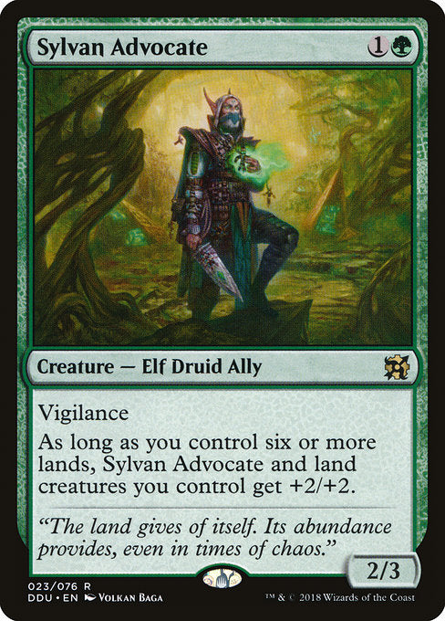 Sylvan Advocate [Duel Decks: Elves vs. Inventors], MTG Single - Gamers Grove