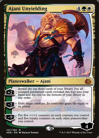 Ajani Unyielding [Aether Revolt], MTG Single - Gamers Grove