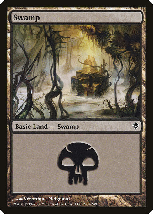 Swamp [Zendikar], MTG Single - Gamers Grove