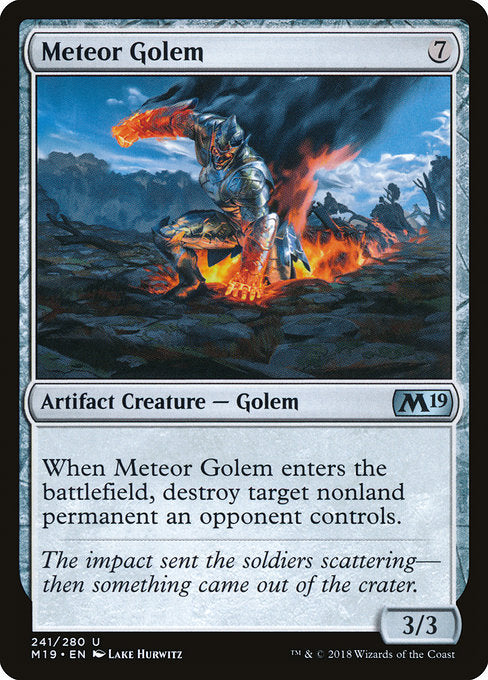 Meteor Golem [Core Set 2019], MTG Single - Gamers Grove