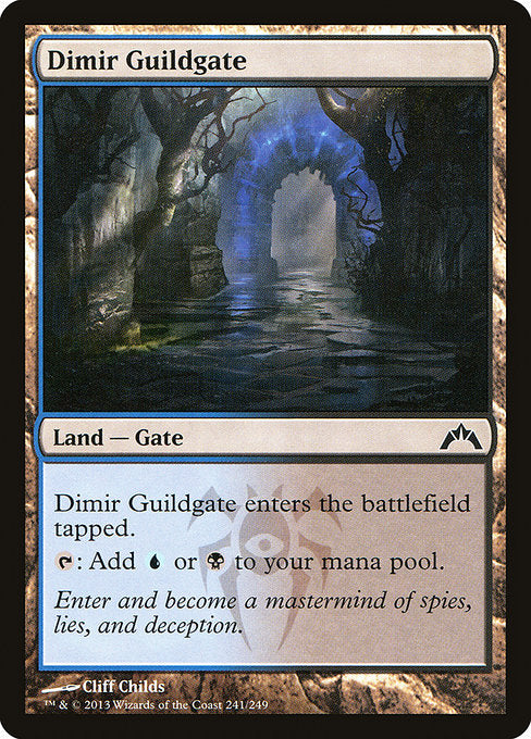 Dimir Guildgate [Gatecrash], MTG Single - Gamers Grove