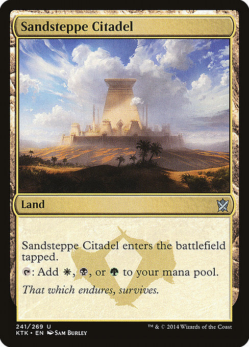 Sandsteppe Citadel [Khans of Tarkir], MTG Single - Gamers Grove