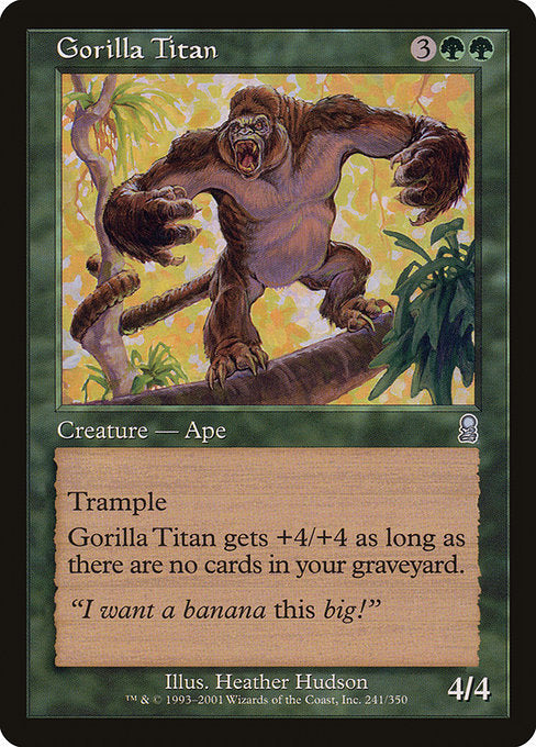 Gorilla Titan [Odyssey], MTG Single - Gamers Grove