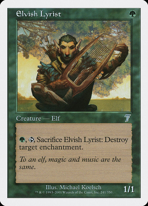 Elvish Lyrist [Seventh Edition], MTG Single - Gamers Grove