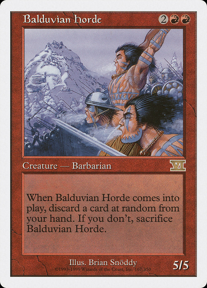 Balduvian Horde [Classic Sixth Edition], MTG Single - Gamers Grove