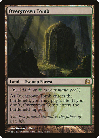 Overgrown Tomb [Return to Ravnica], MTG Single - Gamers Grove