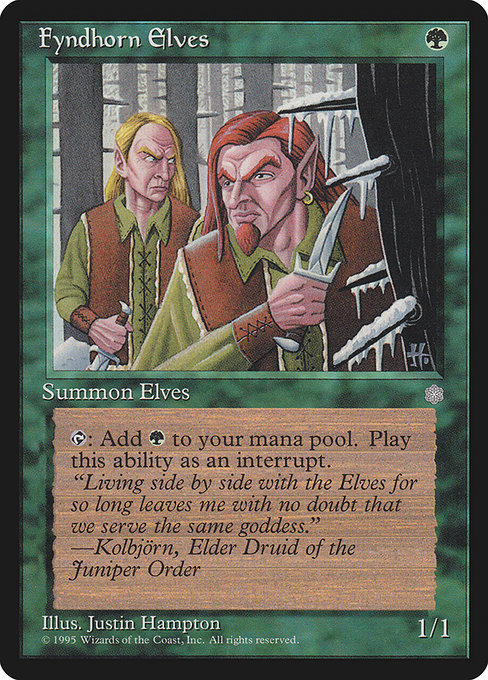 Fyndhorn Elves [Ice Age], MTG Single - Gamers Grove