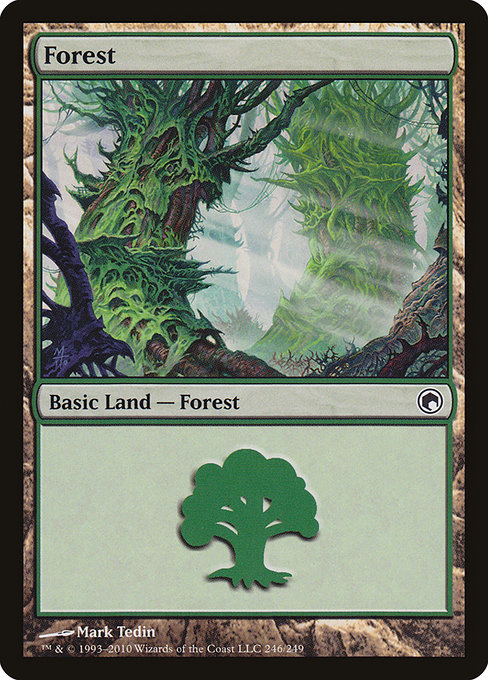 Forest [Scars of Mirrodin], MTG Single - Gamers Grove