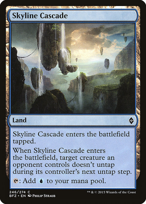 Skyline Cascade [Battle for Zendikar], MTG Single - Gamers Grove