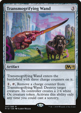 Transmogrifying Wand [Core Set 2019], MTG Single - Gamers Grove