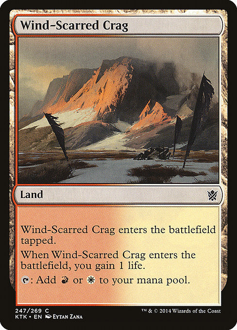 Wind-Scarred Crag [Khans of Tarkir], MTG Single - Gamers Grove