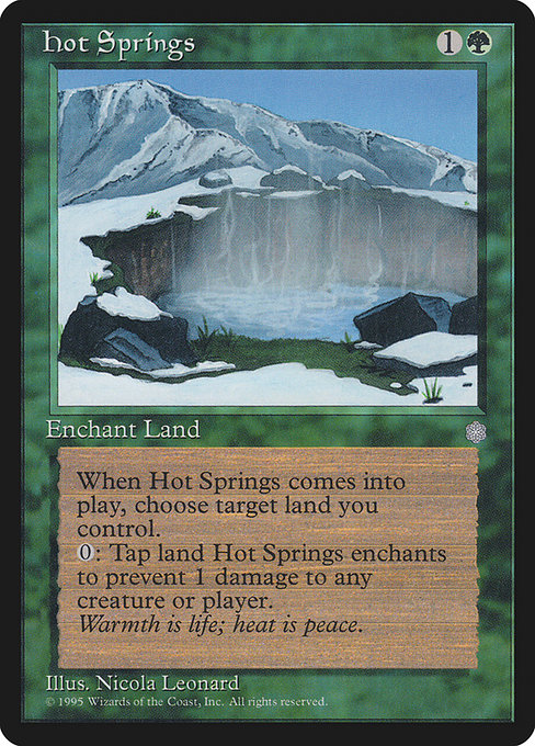 Hot Springs [Ice Age], MTG Single - Gamers Grove