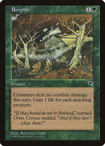 Respite [Tempest], MTG Single - Gamers Grove