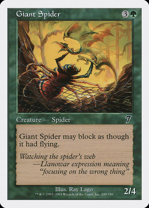 Giant Spider [Seventh Edition]