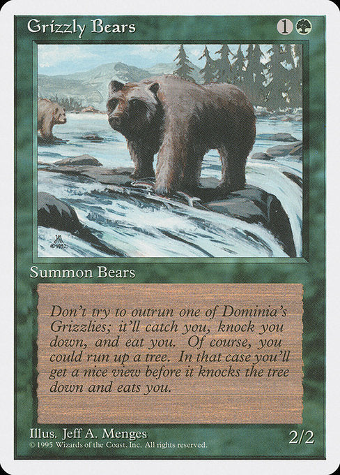 Grizzly Bears [Fourth Edition], MTG Single - Gamers Grove