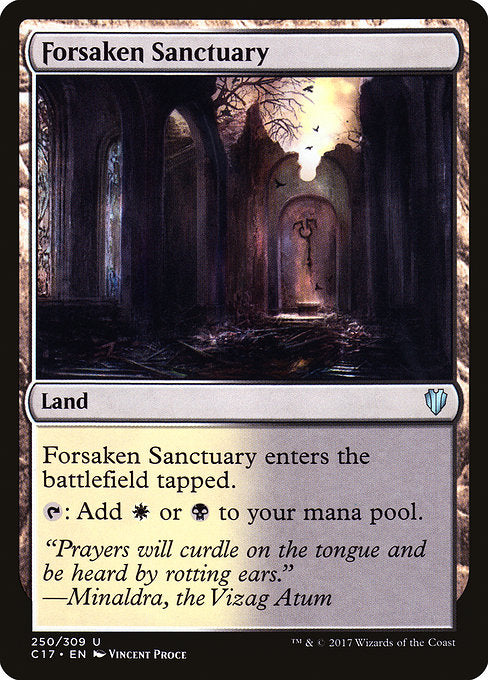 Forsaken Sanctuary [Commander 2017], MTG Single - Gamers Grove