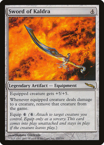 Sword of Kaldra [Mirrodin], MTG Single - Gamers Grove