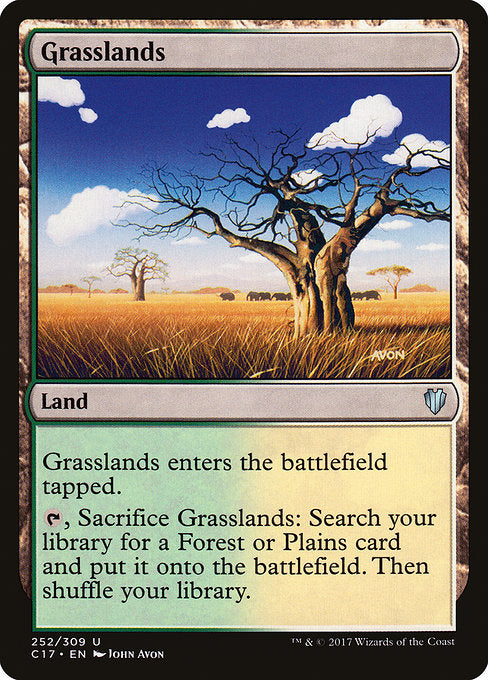Grasslands [Commander 2017], MTG Single - Gamers Grove