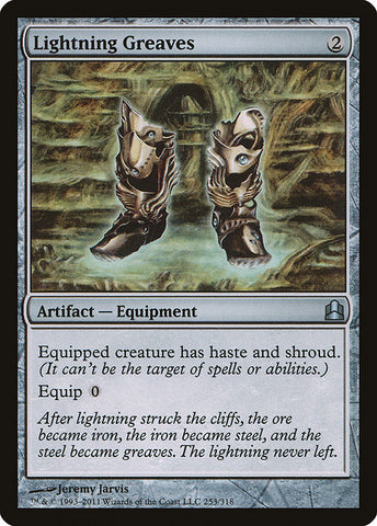 Lightning Greaves [Commander 2011], MTG Single - Gamers Grove