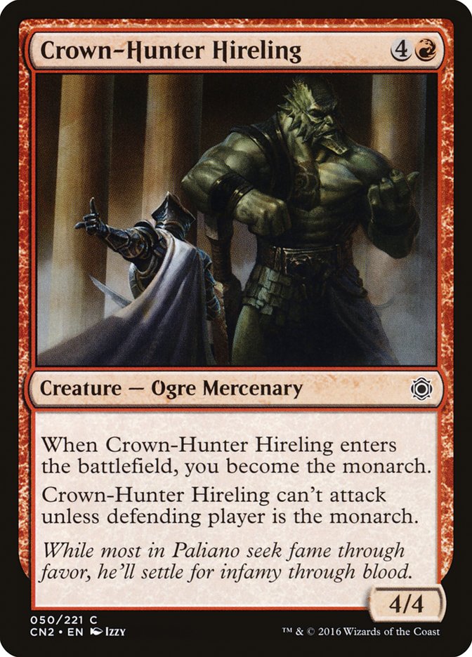 Crown-Hunter Hireling [Conspiracy: Take the Crown], MTG Single - Gamers Grove