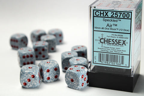 16mm Dice Block: Speckled: Air (12d6)